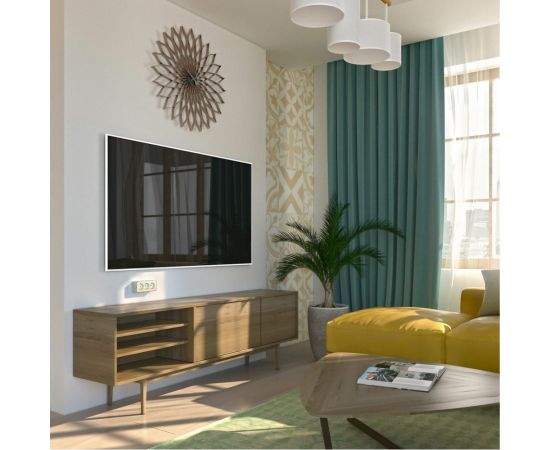 Тройная розетка WERKEL W5073110 с заземлением и шторками Gallant (шампань рифленый) a052594 – изображение 3