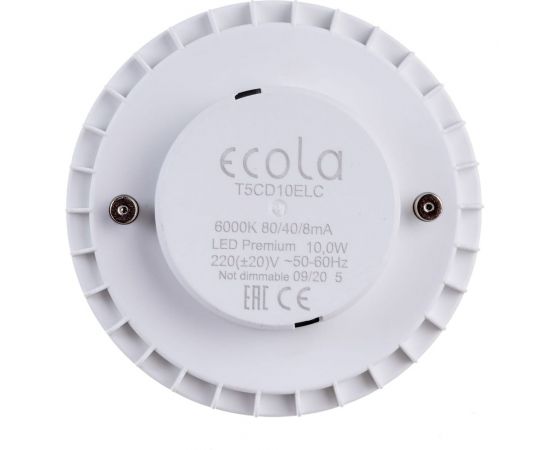 Светодиодная лампа Ecola GX53 LED Premium 10,0W Tablet 220V 6000K 3-х ступ. 100 - 50 - 10 матовая 27x75 T5CD10ELC – изображение 3