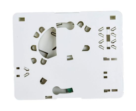 Оптическая розетка LANMASTER на 2 адаптера SC, с органайзером волокна, 100х80х23 мм, белая LAN-SBF3-WH – изображение 3