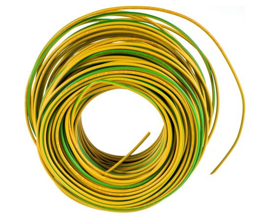 Провод ОРЕОЛ ПуВ нг А LS 1х4,0 желто-зеленый 100м 00-00003297 – изображение 4