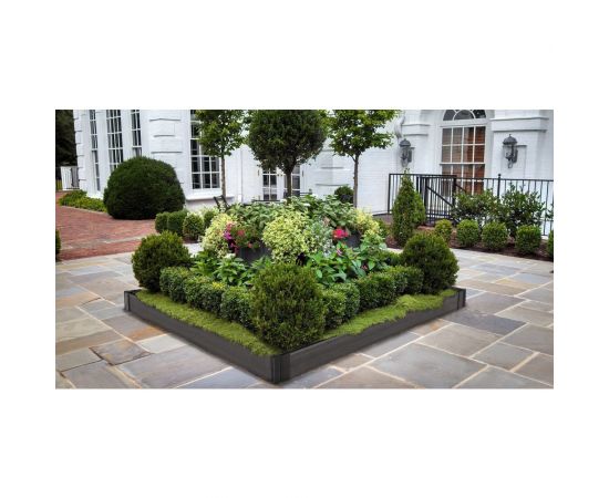 Доска для грядки Grinder Deco шлифованный мелкий вельвет, ДПК, 125х25х1500 мм, асфальт GD 8 – изображение 4