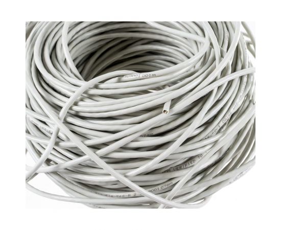 Кабель Cablexpert UTP5e, 4 пары, 0.40 мм, CCA, одножильный, 100 м, серый UPC-5040E-SOL/100 – изображение 5