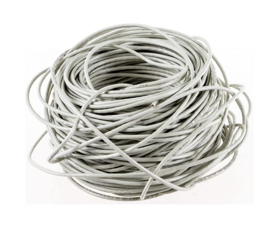 Кабель Cablexpert UTP5e, 4 пары, 0.40 мм, CCA, одножильный, 100 м, серый UPC-5040E-SOL/100 – изображение 6