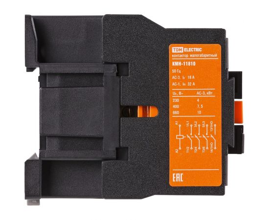 Контактор TDM КМН-11810 (18А; 230В/АС3; 1НО) SQ0708-0010 – изображение 6