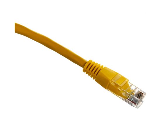 Многожильный патч-корд Cablexpert UTP кат.6, 0.25м, литой, жёлтый PP6U-0.25M/Y – изображение 7
