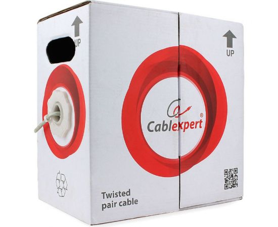 Кабель Cablexpert UTP5e, 4 пары, 0.40 мм, CCA, одножильный, 100 м, серый UPC-5040E-SOL/100 – изображение 8