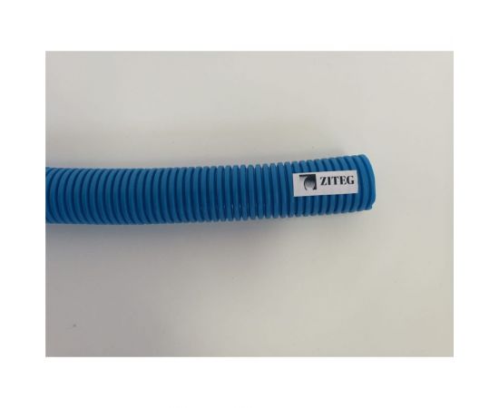 Гофрированная труба ПНД ZITEG D32мм 31/27 цвет синий, 50м. 7930108870874 