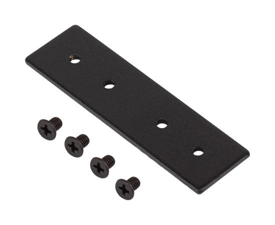 Коннектор ЭРА TRM-S20-C прямой для накладного магнитного шинопровода NOVA TRM-S20 черный, Б0054786 