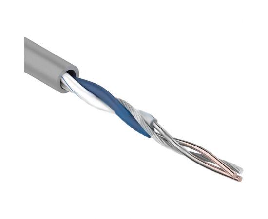 Кабель REXANT витая пара, UTP 1PR 24AWG, CAT5e, бухта 305м, серый 01-0002 