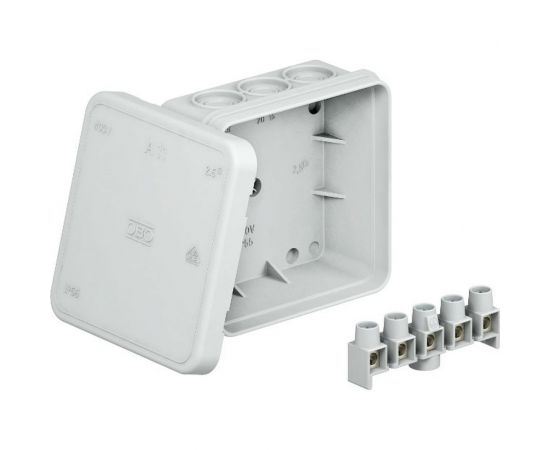 Распределительная коробка OBO Bettermann без клемм. колодки A11 свет. сер. 2000342 