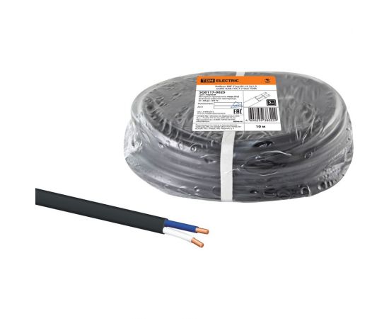 Кабель TDM ВВГ-П нгА-LS 2х1,5 окN-0,66 ГОСТ 10м SQ0117-0025 