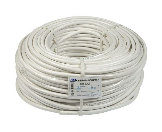 Провод ПВС Кабель-Арсенал 4x4,0 ГОСТ - 100 м 51667 
