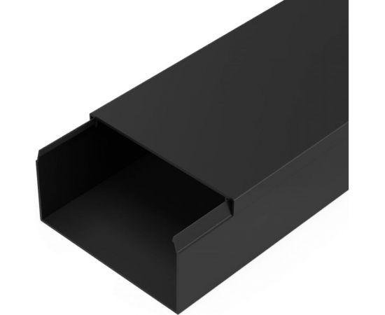 Кабель-канал Промрукав черный 2-й замок в п/э 80x40 2м PR03.0219 