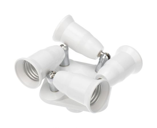 Цокольный разветвитель REXANT Е27 на 4хЕ27 белый 11-8864 – изображение 2