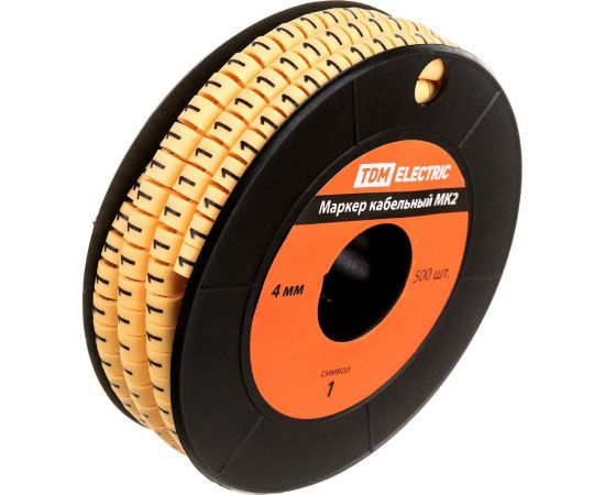 Маркер МК2 - 4мм символ 1 500шт/ролл TDM SQ0511-0030 – изображение 2