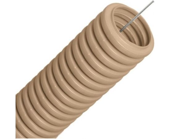 Гофрированная труба Промрукав ПВХ легкая 350 Н бук с/з д16 25м PR01.0035 – изображение 2