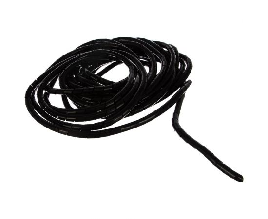 Спиральная лента для организации и защиты кабельных пучков NIKOMAX черная, 10м NMC-SWB15-010-BK – изображение 2