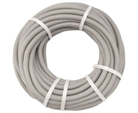 Гофрированная труба из ПВХ REXANT с зондом d 16 мм серая 25 м 28-0160-25 – изображение 3