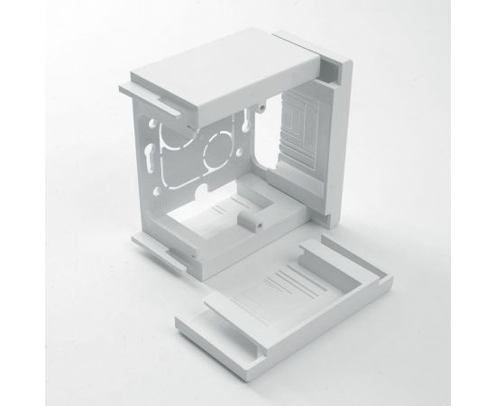 Монтажная коробка STEKKER EBX20-04-1 для открытой установки 88х88х42,5мм, белый (К-440) 39928 – изображение 3
