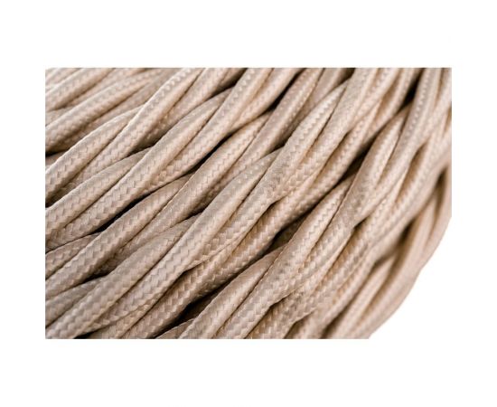 Ретро провод TDM ""Эко"" 3x2,5 витой ГОСТ бежевый 50м SQ2801-0114 – изображение 3