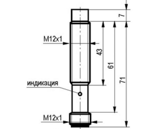 Индуктивный бесконтактный выключатель ТЕКО ISN EC2A-31P-4-LZS4 07-00033579 – изображение 3