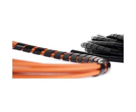 Спиральная лента для организации и защиты кабельных пучков NIKOMAX черная, 10м NMC-SWB15-010-BK – изображение 3