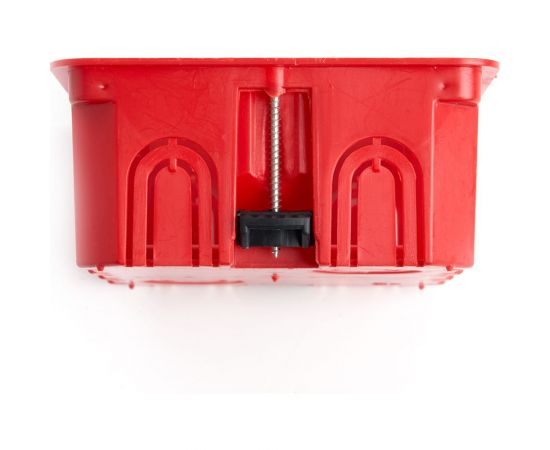 Монтажная коробка STEKKER EBX30-02-1-20-120 для полых стен, с пластиковыми зажимами, с крышкой, 120*92*45мм, IP20, красный (GE41028) 49008 – изображение 4