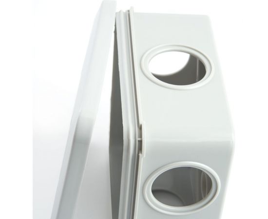 Разветвительная коробка STEKKER 100*100*50мм, 6 вводов, IP55, светло-серая, EBX10-36-55 (GE41255) 39998 – изображение 5