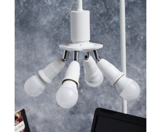 Цокольный разветвитель REXANT Е27 на 4хЕ27 белый 11-8864 – изображение 5