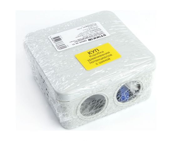 Разветвительная коробка уравнивания потенциалов STEKKER (КУП) 100*100*50мм, 6 вводов, IP55, светло-серая, EBX20-36-55 (GE41361) 49001 – изображение 5