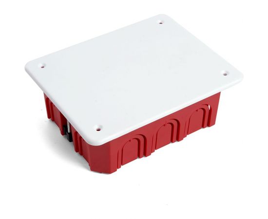 Монтажная коробка STEKKER EBX30-02-1-20-120 для полых стен, с пластиковыми зажимами, с крышкой, 120*92*45мм, IP20, красный (GE41028) 49008 – изображение 6