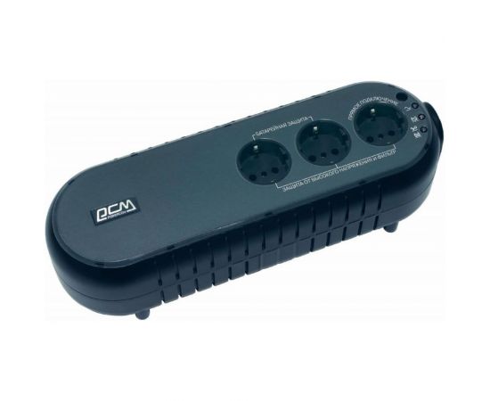 Источник бесперебойного питания Powercom Back-UPS WOW, OffLine, 700VA / 350W, Tower, Schuko, USB WOW-700U 