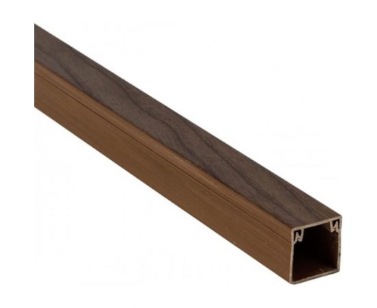 Кабель-канал EKF 16x16, темное дерево, 42 шт по 2 м kk-16-16d 