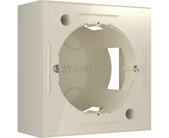 Коробка Werkel для накладного монтажа слоновая кость a053526 