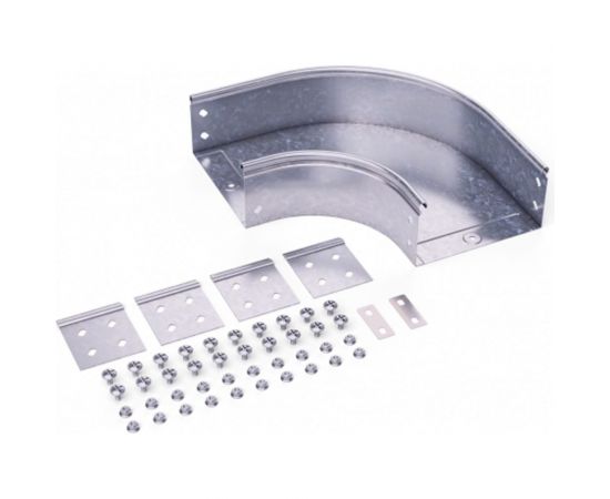 Горизонтальный угол для лотка DKC 90 градусов, 200х100 CPO 90, в комплекте с крепежными элементами 36043K 