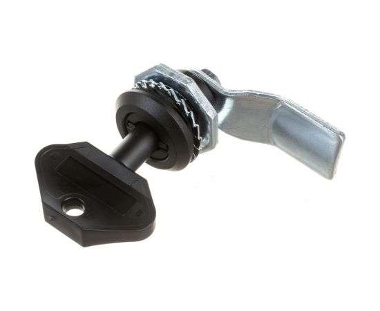 Замок-защелка для металлического бокса TDM (цилиндр и корпус из черного пластика) SQ0825-0019 – изображение 2