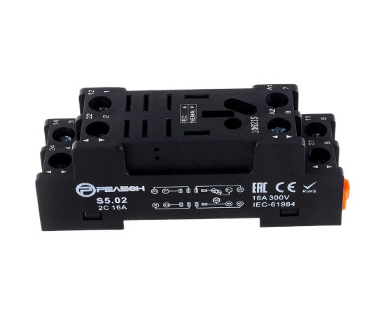 Розетка для реле Релеон RP5.31, RP5.32 и модуля PM8, S502 – изображение 2