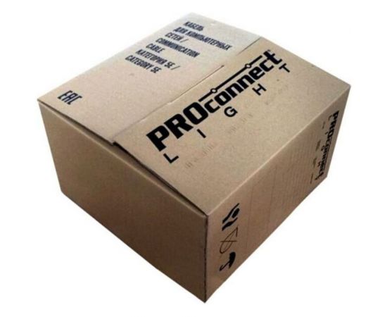 Кабель PROconnect витая пара LIGHT UTP 4PR 24AWG, CCA, CAT5e, PVC серый, бухта 305 м 01-0043-2 – изображение 2