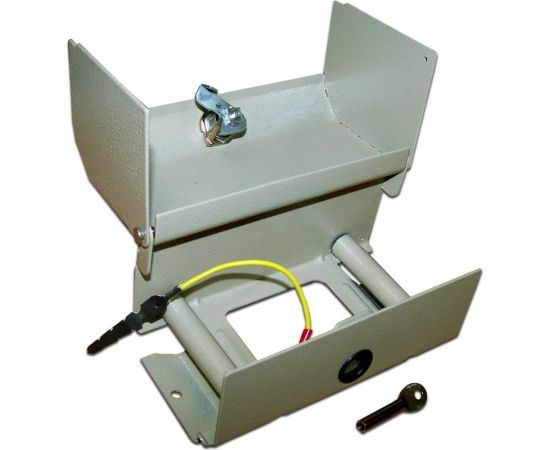 Распределительная коробка TWT на 1 плинт 10 пар, телефонная, металлическая, с замком DB10-1P/KM – изображение 2