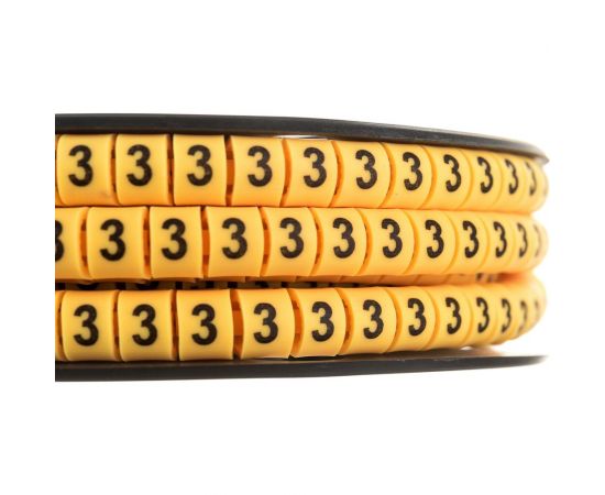 Маркер МК2 - 4мм символ 3 500шт/ролл TDM SQ0511-0032 – изображение 3