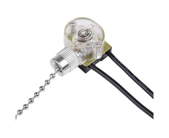 Сонетка-выключатель для бра с цепочкой TDM 3А, 250В, металлик SQ1806-0225 – изображение 3