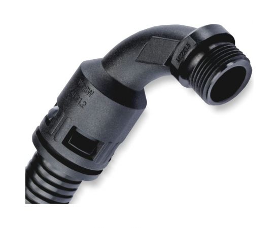 Муфта для гофрированных труб WEYER WQBW-M25G/AD28.5 - коннектор поворотный, нар. M25x1.5 WE1900700 – изображение 3