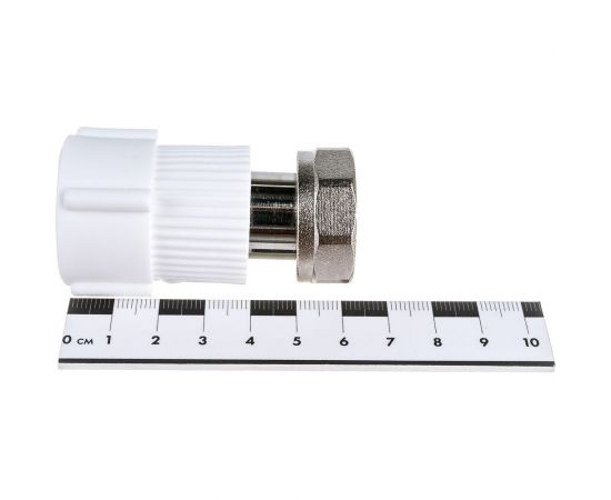 Муфта TEBO C--TB с накидной гайкой, 1v 25x3/4, металлический штуцер 030021006 – изображение 3