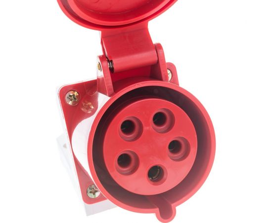 Стационарная наружная розетка ЭРА 125 3Р+РЕ+N 32А 380В IP44 Б0032879 – изображение 3