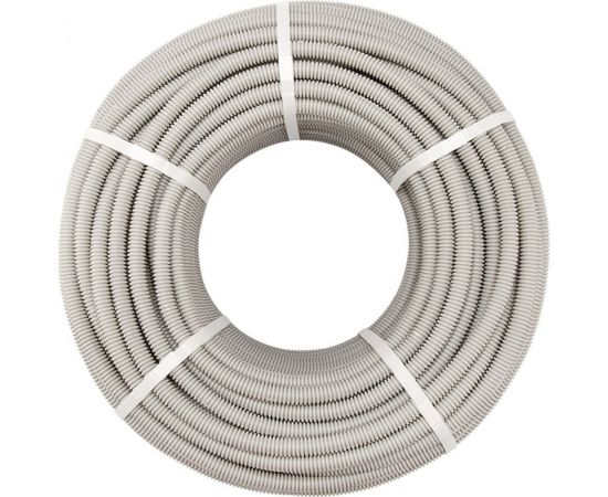 Гофрированная труба из ПВХ REXANT с зондом d 25 мм серая 50 м 28-0025-2 – изображение 3