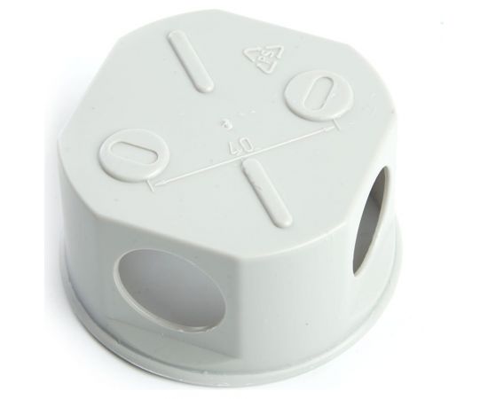 Разветвительная коробка STEKKER 75*75*40мм, 4 ввода, IP44, светло-серая, EBX20-34-44 (GE41237) 39995 – изображение 4