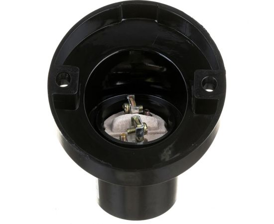 Настенный патрон ЭРА Е27, настенный, бакелит, черный Б0044082 – изображение 4