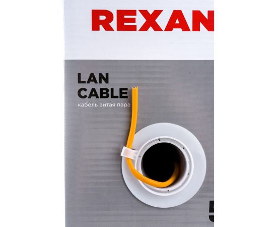 Кабель REXANT витая пара, FTP, 4PR, 24AWG, CAT5e, нгА-HF, LSZH, бухта 305 м 01-0150 – изображение 5