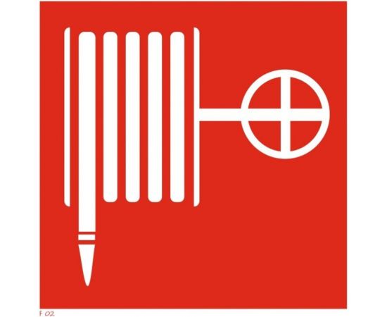 Наклейка-знак пожарной безопасности REXANT Пожарный кран, 200x200мм 56-0055 