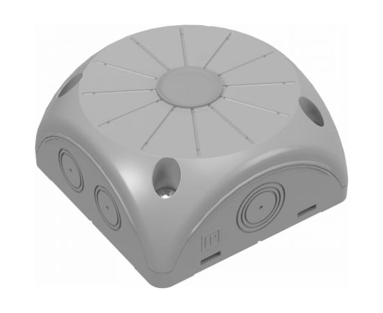 Монтажная (распределительная) коробка для видеокамер Промрукав серая 100x100x50 1шт 60-0500 